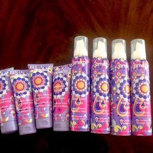 Amika “bust your brass” 8 items total (4) violet mousse & (4) super nova blonde